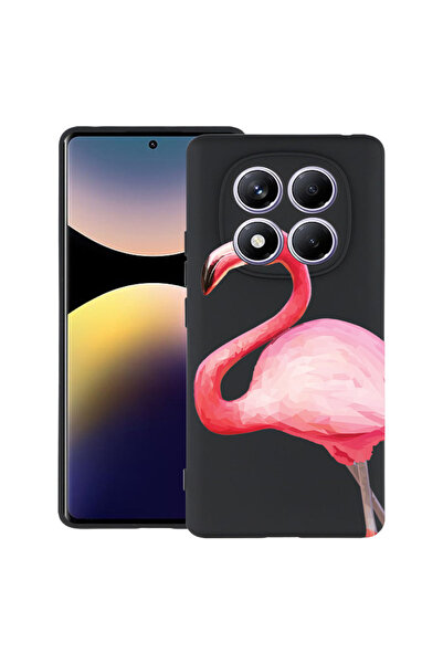 bestcase Husă TPU Ultra Subțire pentru Xiaomi Redmi Note 15 Pro 4G, Flamingo ...