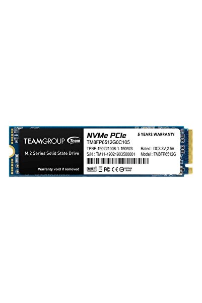 team group SSD MP33 - 512 GB - M.2 2280 - PCIe 3.0 x4 NVMe