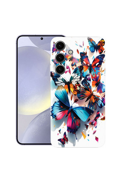 bestcase Husă TPU Ultra Subțire pentru Samsung Galaxy S26, Fluturi Colorati, ...