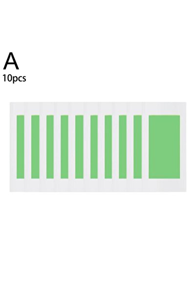 Choice1 10PCS -green 10/50pcs Facial Wax Strips Painless Hair Removal Wax Str...