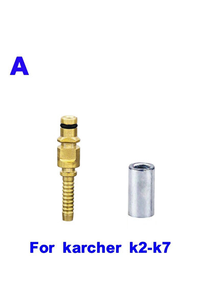 Choice6 وصلة خرطوم مع غطاء لملحقات فوهات غسالات الضغط كارشر K2K3 K4 K5 K6 K7
