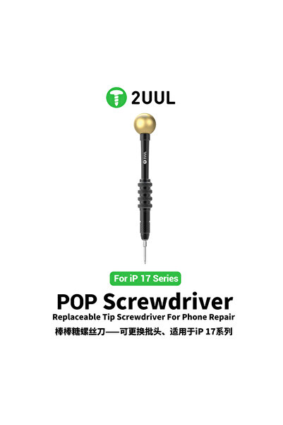 Choice 2UUL SD87 2UUL POP Screwdriver Replaceable Tip Screwdriver for IP 17 S...