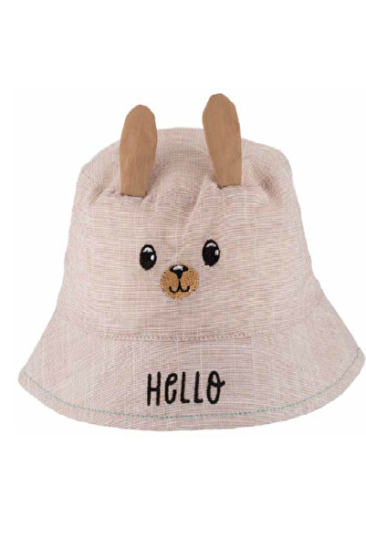 Kitti 0-18 Months Hello Embroidered Baby Boy Fedora Hat