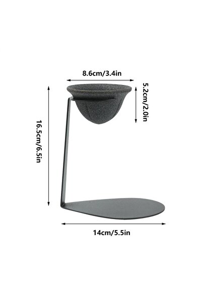 Choice Gray Ceramic Coffee Strainer Modern High Precision Loose Leaves Tea St...