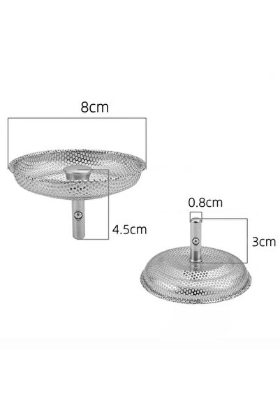 Choice A Kitchen Sink Filter Stainless Steel Mesh Water Basin Strainer Drain ...
