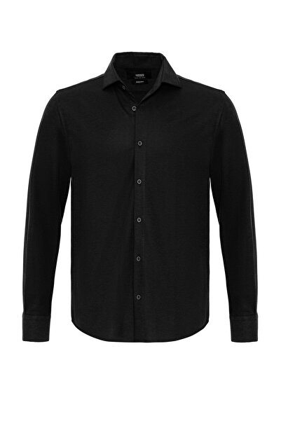 S13 Store Slim Fit Dokuma Erkek Gömlek