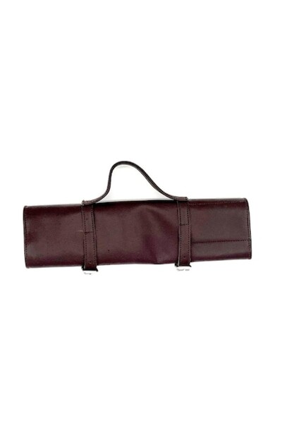 OEM leather knife case, brown 38x32 cm