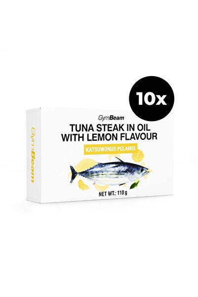 GymBeam File de ton în ulei cu aromă de lămâie 10 x 110 g