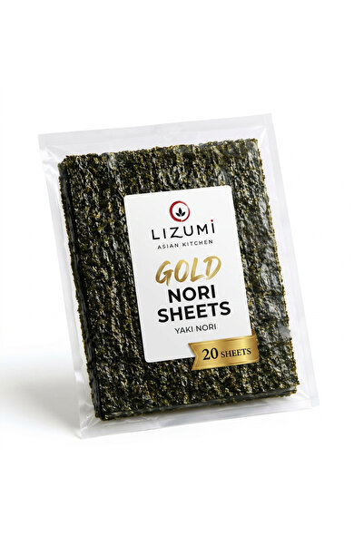 LİZUMİ Nori Gold 20 Yaprak Sushi Yosunu | Premium Güney Kore Seaweed | CHOPST...