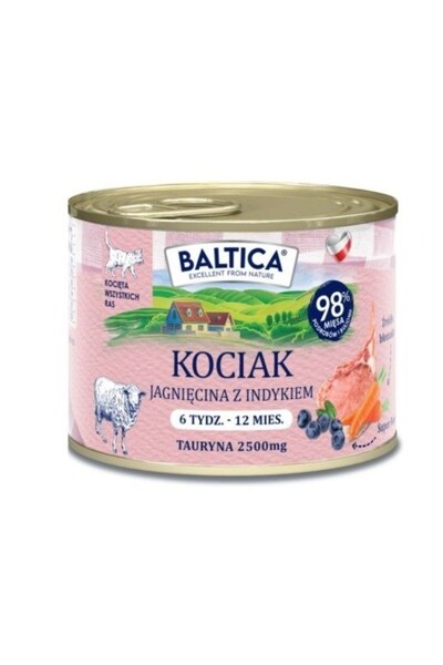 Baltica GUSTURI DE LA REGIUNIȚI Miel cu curcan 185g 185g