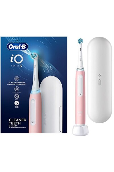 Oral-B Periuță de dinți electrică iO3, 3 programe, 1 cap, roz