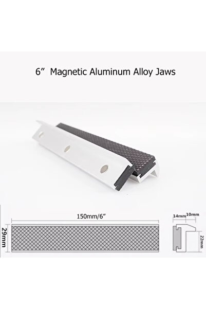 Choice5 LTL3B06 Magnetic Protective Cover for Vise,Jaws Protect Cover, Alumin...