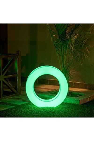 MYASEM STORE مصباح LED دائري 100×100 سم ذكي يتم التحكم فيه عبر تطبيق، إضاءة ح...