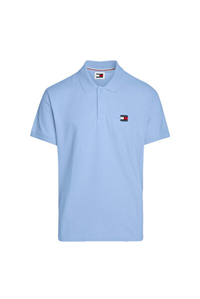 Tommy Hilfiger Ανδρικό Πόλο Μπλουζάκι Κανονικής Γραμμής με Έμβλημα Μ