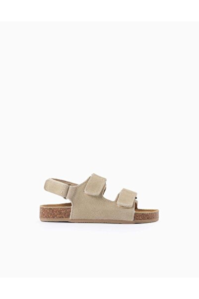 Ziddy Cork Sandal Leather Light Beige