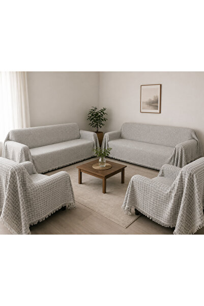 Zaimoğlu Rize Diaper 100% Cotton Sofa Cover Set