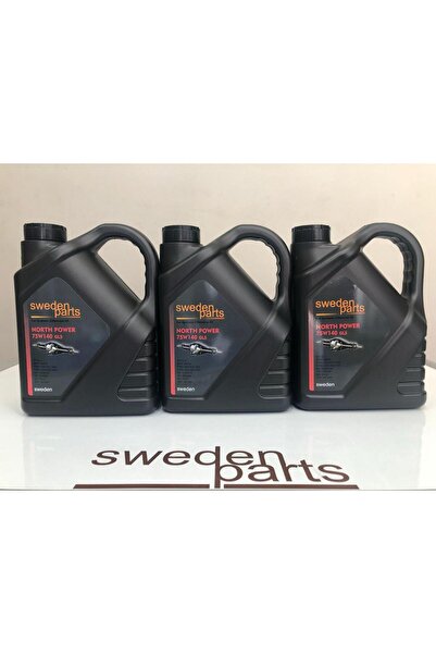 Swedent Sweden Parts North Power 75W140 GL5 Tam Sentetik Diferansiyel Yağı 3 Lt