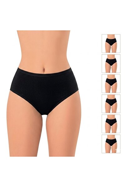 Bleu Petite Pack of 6 Cotton Lycra Modal Fabric Women's Bato Panties