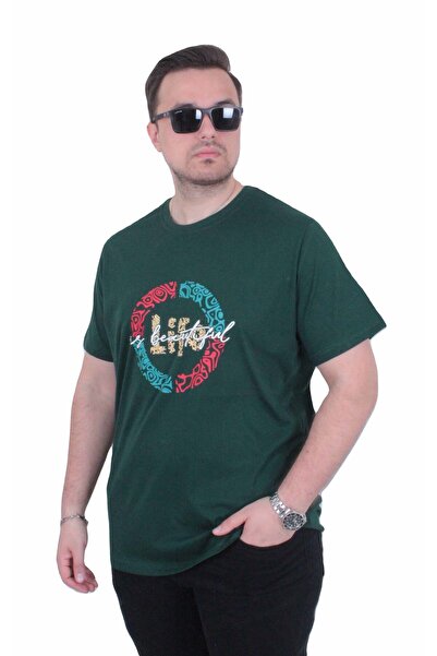 Starbattal Men's Oversize Crew Neck T-Shirt Beautiful 26152 Nefti