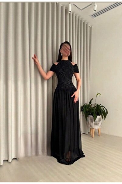 Sukar Soft Dress with Floral Embroidery 3 Colors
