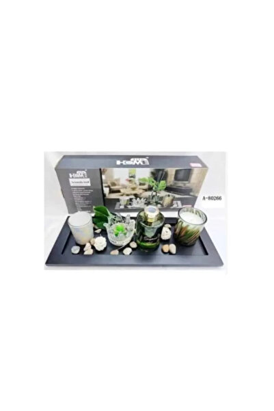 wei Set de aromaterapie Sticlă + Ceară + Lemn A-80266