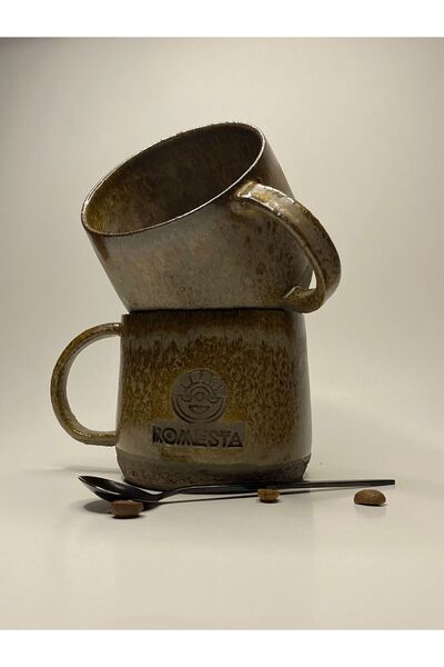 ROMESTA El Yapımı Stoneware Kupa