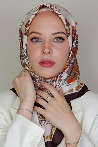 TAMA Ernik Pattern Orange Scarf