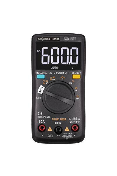 Choice black RM102Pro NCV Digital Multimeter 6000 Counts Backlight Atuo Rangi...