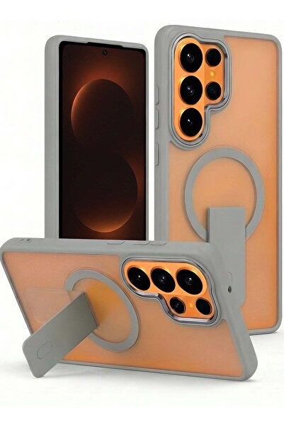 Margoun Magnetic Kickstand Case for Galaxy S26 Ultra – Anti-Slip Matte Back w...