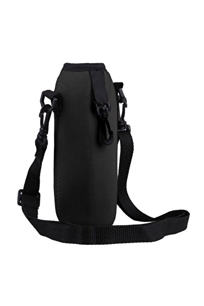 choice2 black 750ML Bottle Holder Bag Pouch With Adjustable Shoulder Strap Wa...