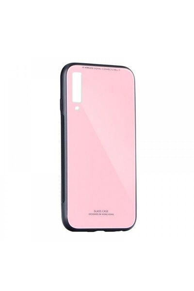 OEM Glass Case Samsung Galaxy A70/A70s Ροζ