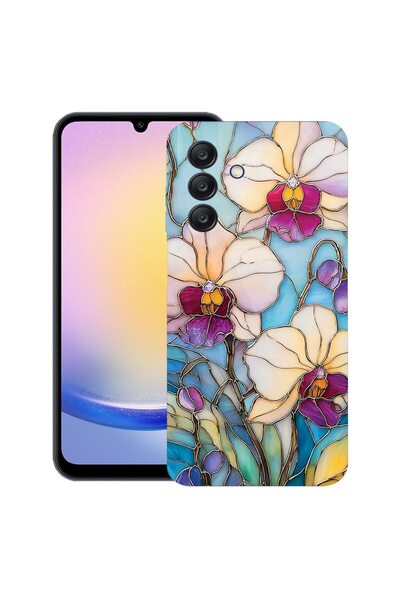bestcase Husă TPU Ultra Subțire compatibilă cu Samsung Galaxy S24 FE, Floral ...