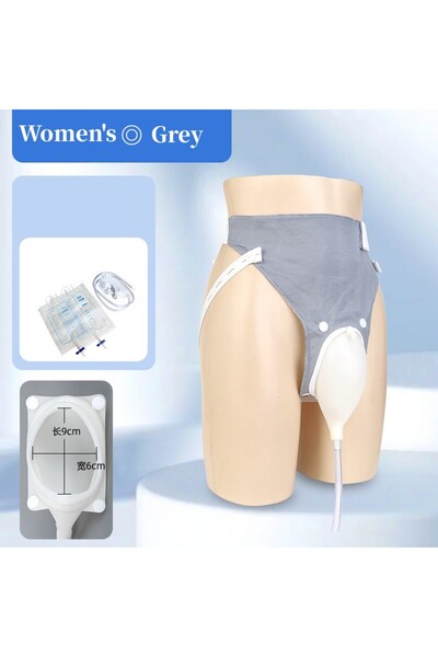 Choice3 Woman Grey Elderly/Man/Woman Silicone Urine Collector Removable Clean...