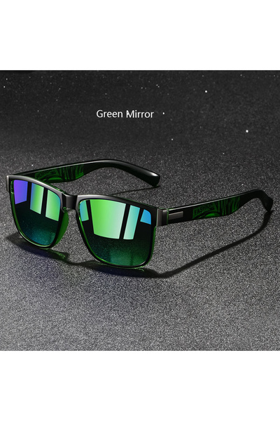 Choice1 نظارات شمسية مربعة الشكل من GreenMirror للرجال والنساء، خفيفة الوزن و...