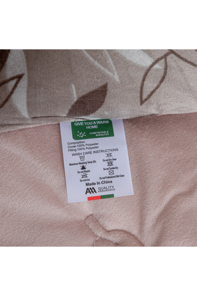 Bleco Printed Milk Velvet Winter Comforter 6-Piece Set Single four-piece set....