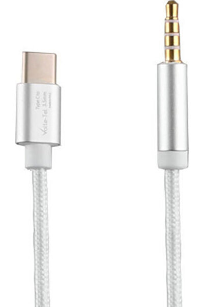 Other VOLTE-TEL ΚΑΛΩΔΙΟ BRAIDED ΜΕΤΑΤΡΟΠΕΑΣ JACK 3.5MM MALE TO TYPE C AUX 1M ...