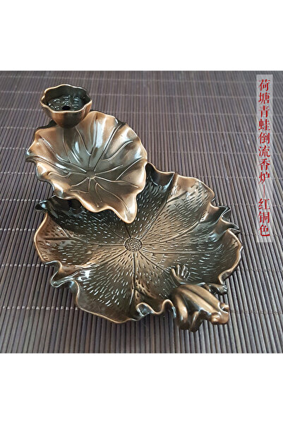 Choice1 B Household Alloy Frog Backflow Incense Burner Antique Tea Ceremony S...