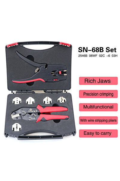 Choice SN Pliers D3 Set Industrial-Grade SN Crimpers w/ Modular Jaws: Precisi...