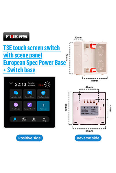 Choice3 T3E Eu Switch base FUERS Tuya Smart Control Panel Switch Smart Home A...