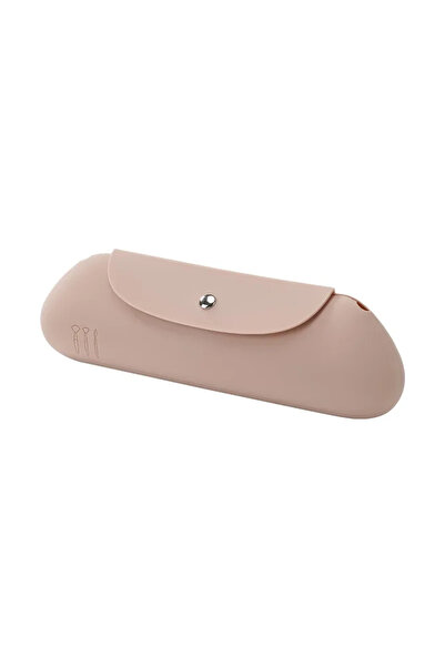 Choice Khaki Travel Makeup Brush Holder Silicon Cosmetic Brushes Bag Portable...