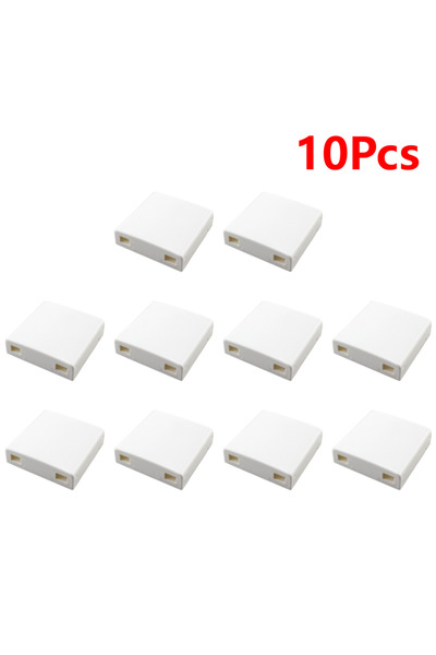 choice2 10Pcs FTTH Fiber Panel Terminal Wall Mounting Fiber Optic Junction Te...