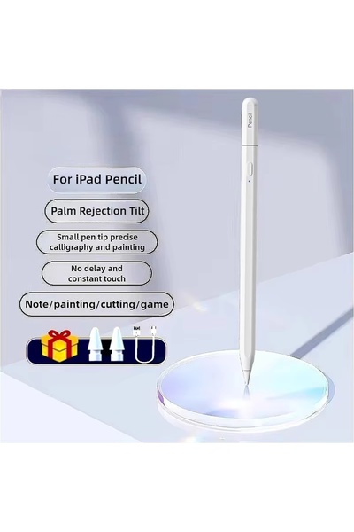Choice White 2026 For iPad Pencil M4 Stylus Pen for Air 6 M2 Pro M3 with Palm...