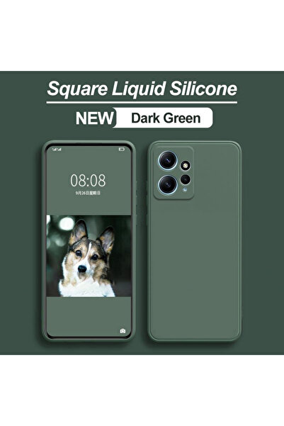 Choice4 Redmi Note 12 4G Dark Green For Redmi Note 12 Case Liquid Silicone Pl...