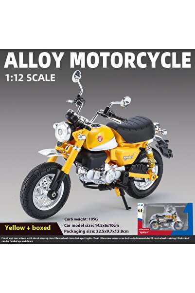 choice2 Maisto boxed yellow 1: 12Monkey125 motorcycle model alloy die-cast se...