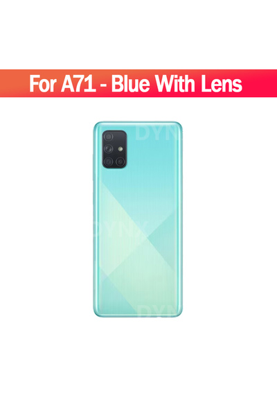 Choice1 For A71 Blue For A71 A715 Battery Back Cover 3D Glass Panel Rear Door...