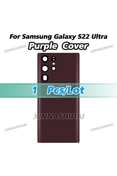 choice2 purple-1pcs 100% New Quality Back Battery Cover with Camera Lens - Re...