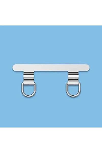 Choice3 حلقة معدنية مزدوجة من الفولاذ المقاوم للصدأ C-Silver لهاتف آيفون 16 و15