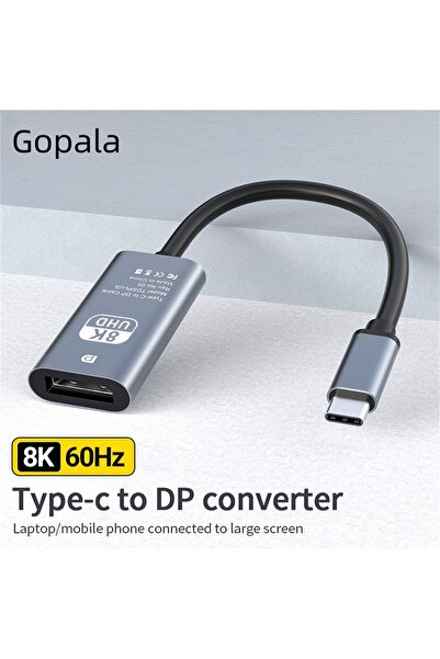 Choice DP 8K60Hz 8K@60Hz USB C to DisplayPort 1.4 Cable 4K@144Hz Type C DP Th...