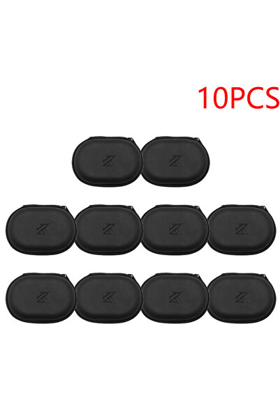 Choice6 APWIKOGER 10PCS KZ Earphones Oval Storage Bag Wired Headphones PU Zip...