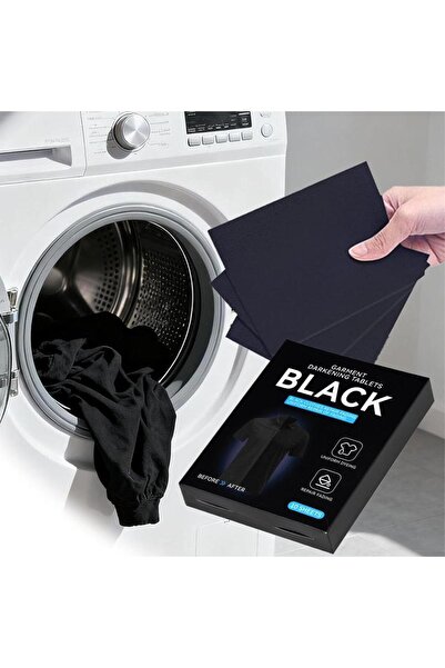 Choice Black Dye Fabric 10 Sheets Fabric Paint Restorer Detergent Sheets for ...